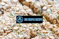 Delicious Homemade Granola Bars Recipe | 101 Simple Recipe