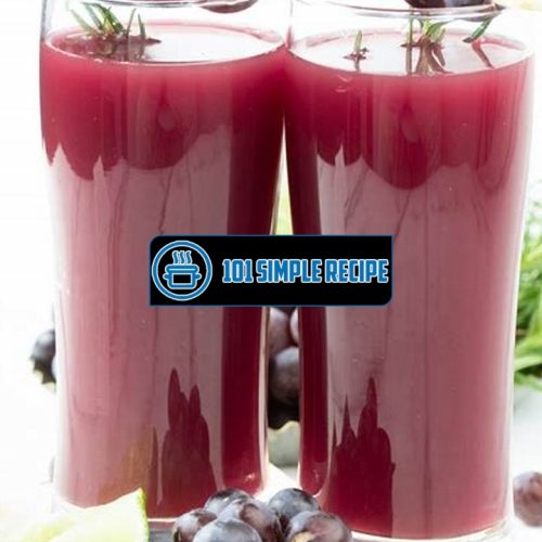 Delicious Grapes Drink Recipes to Quench Your Thirst | 101 Simple Recipe