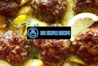 Delicious Baked Greek Meatballs: A Authentic Mediterranean Recipe | 101 Simple Recipe