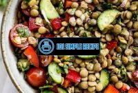 Delicious and Easy Green Lentil Salad Recipe | 101 Simple Recipe