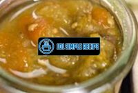 Indulge in Mary Berry's Delicious Green Tomato Chutney Recipe | 101 Simple Recipe