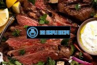 Grilled Butterflied Leg Of Lamb Greek Style | 101 Simple Recipe