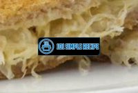 Grilled Cheese Sandwich With Sauerkraut On Rye | 101 Simple Recipe