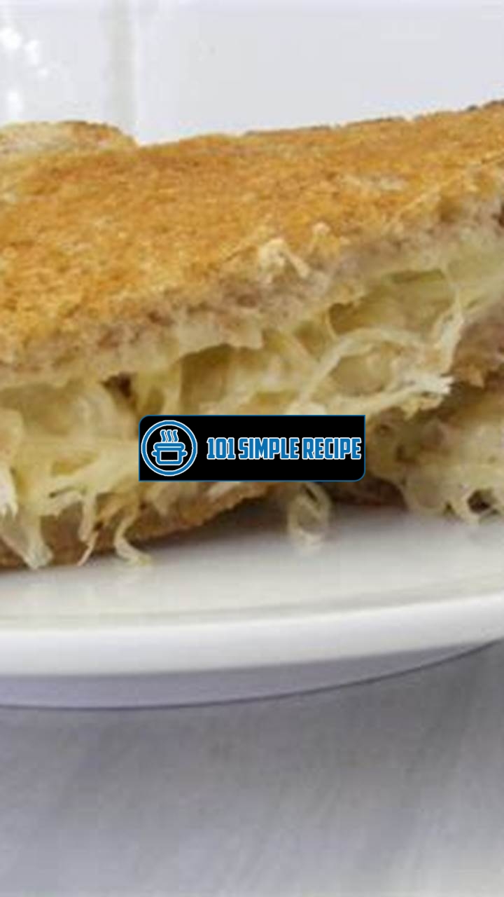 Discover the Irresistible Grilled Cheese Sandwich with Sauerkraut on Rye | 101 Simple Recipe