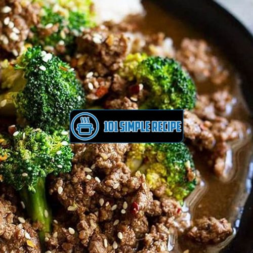 Savor the Flavors: Ground Beef and Broccoli Delight | 101 Simple Recipe