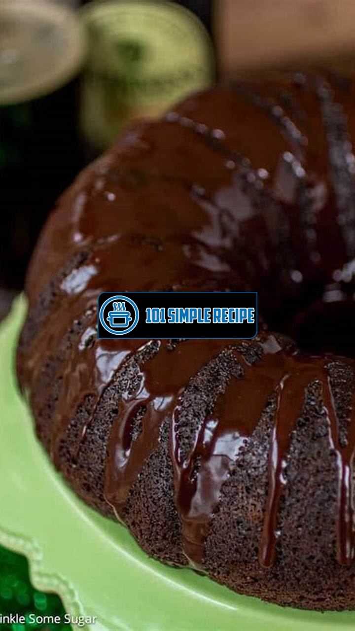 Indulge in the richness of Guinness Chocolate Stout Cake | 101 Simple Recipe