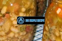 Ham And Bean Soup Recipe For Canning | 101 Simple Recipe