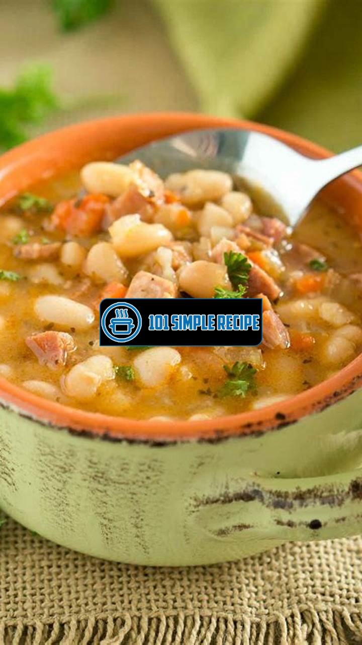 Delicious and Quick Ham and Bean Soup Recipe for Instant Pot | 101 Simple Recipe