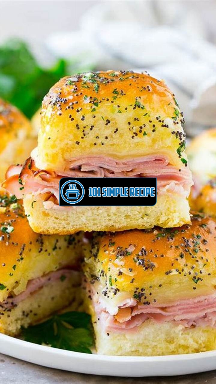 Delicious and Easy Ham and Cheese Sliders for Any Occasion | 101 Simple Recipe
