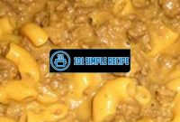 Delicious Hamburger Helper Cheeseburger Macaroni Recipe | 101 Simple Recipe