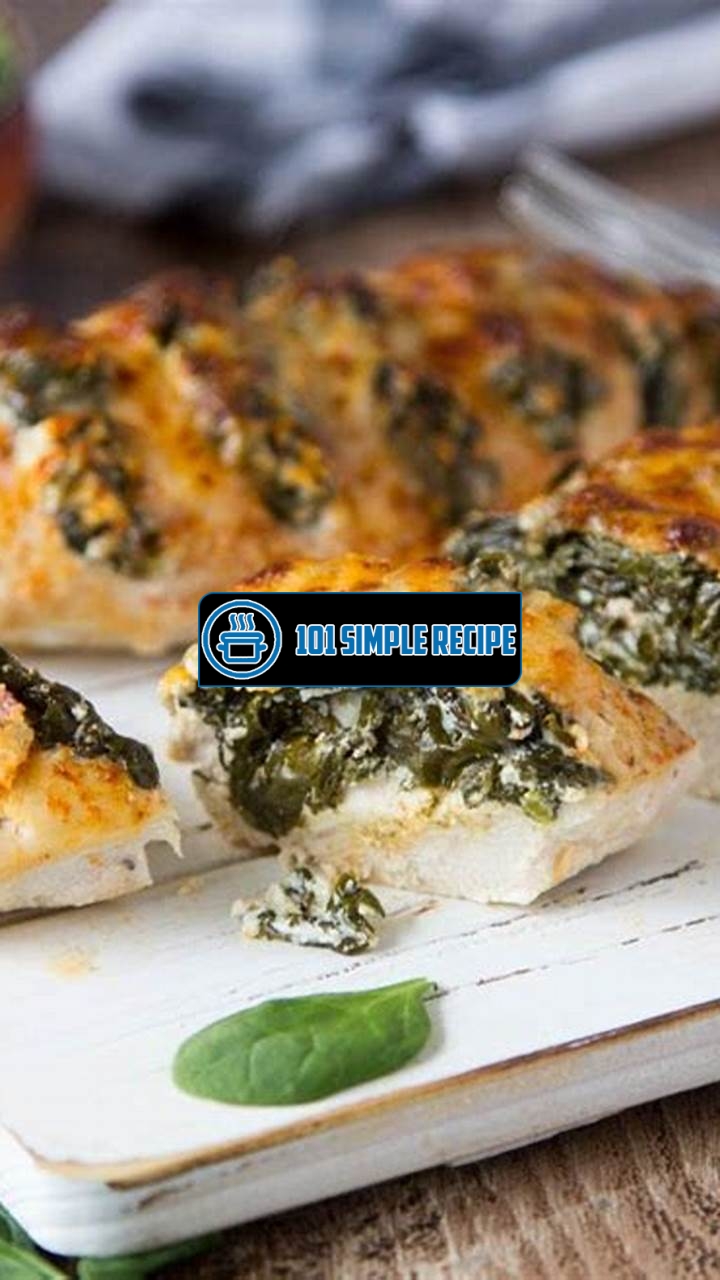 Delicious Hasselback Chicken Spinach Recipe | 101 Simple Recipe