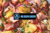 Delicious Hawaiian Pizza with Cauliflower Crust for a Healthy Twist | 101 Simple Recipe