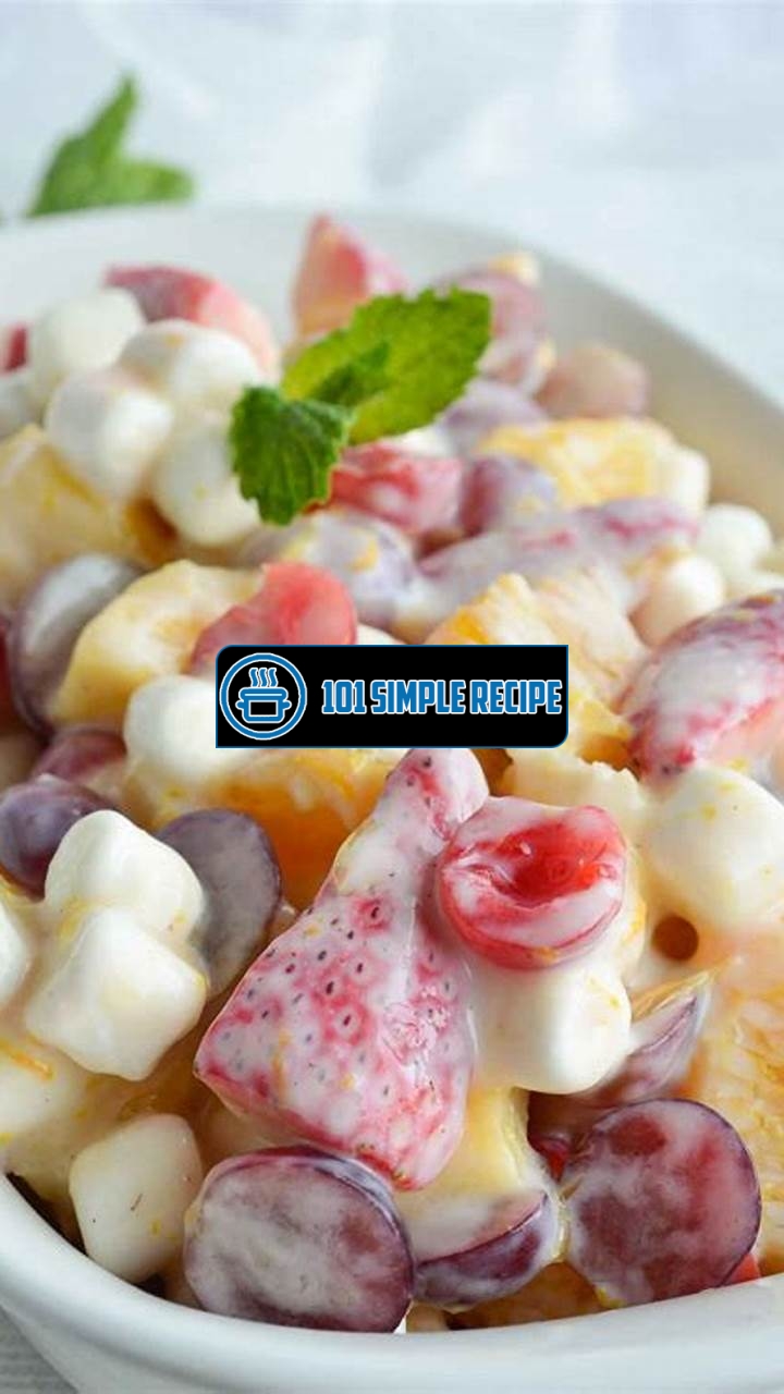 The Health Benefits of Ambrosia Salad: A Refreshing Delight | 101 Simple Recipe