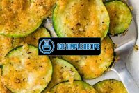 Delicious and Healthy Baked Zucchini Recipes to Try Today | 101 Simple Recipe
