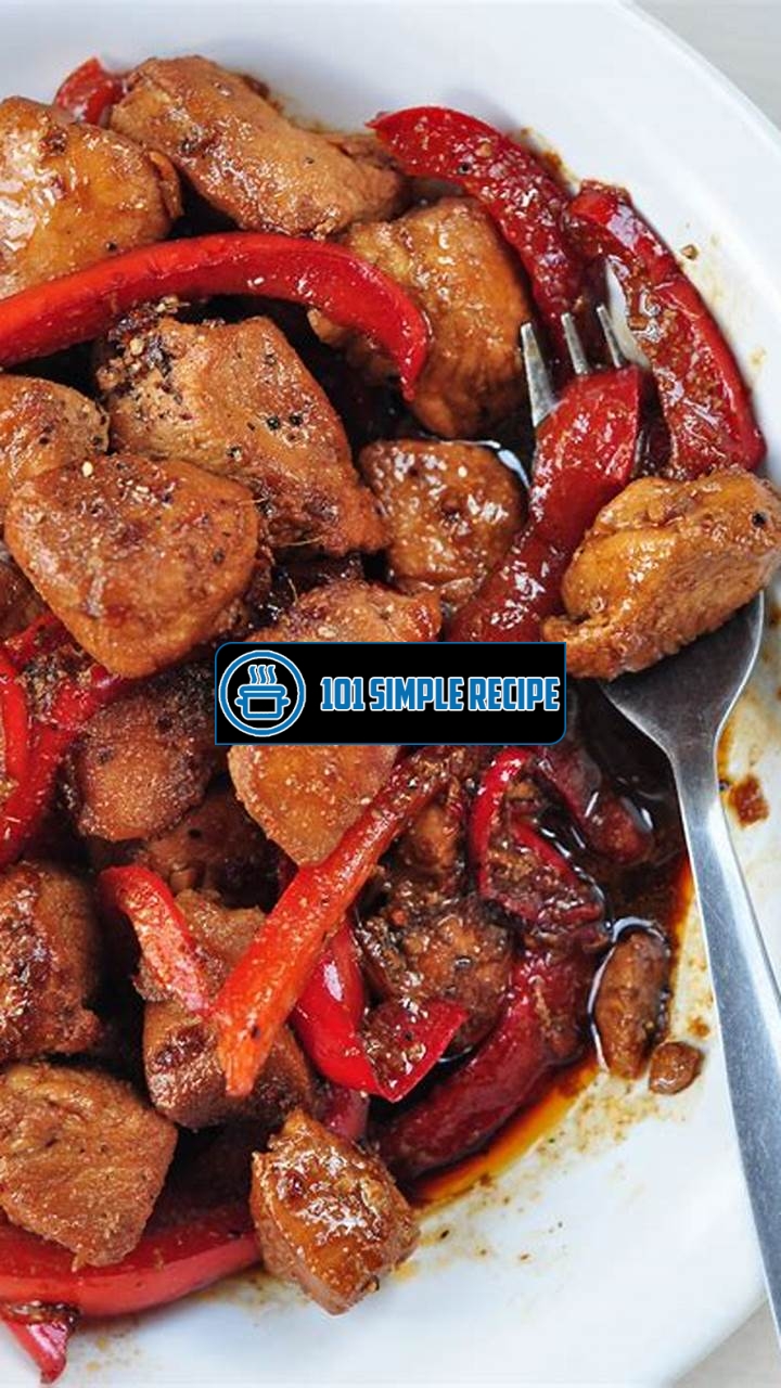 Discover the Irresistible Healthy Black Pepper Chicken Recipe | 101 Simple Recipe