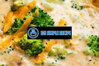 Wholesome Broccoli Cheddar Soup: A Delightful Recipe | 101 Simple Recipe