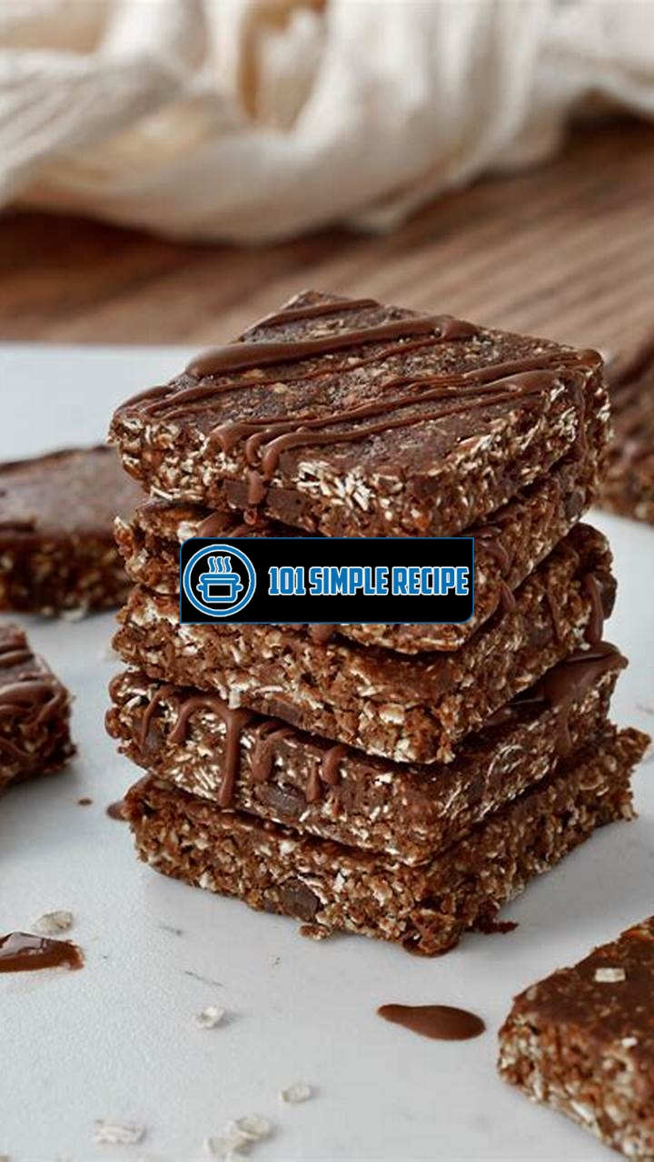 Indulge in Delicious and Nutritious Chocolate Oatmeal Bars | 101 Simple Recipe