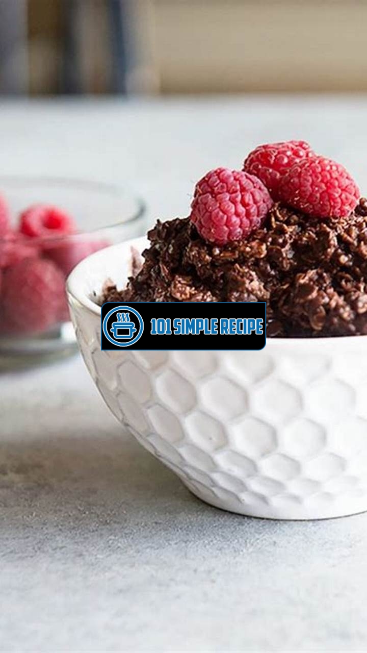 Indulge in Healthy Chocolate Oatmeal for a Guilt-Free Treat | 101 Simple Recipe