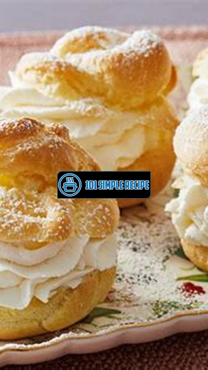 Indulge in Guilt-Free Delights: Healthy Cream Puffs! | 101 Simple Recipe
