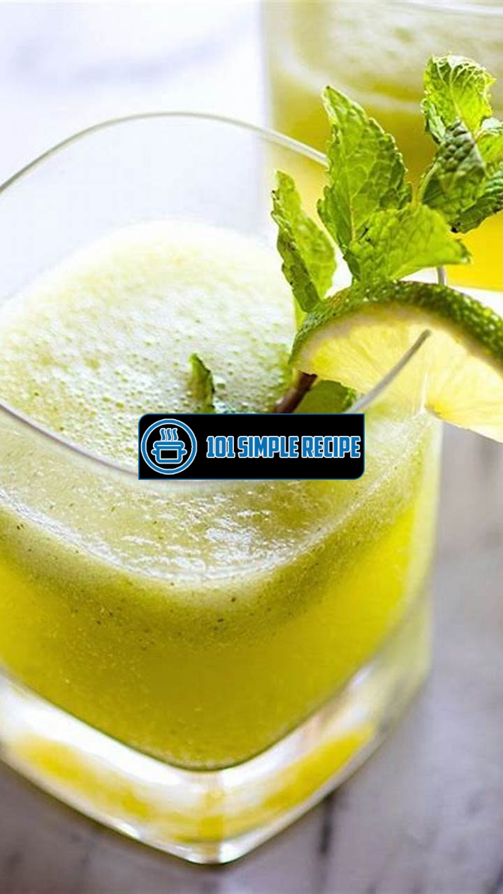 Refreshingly Delicious and Healthy Limeade Recipe | 101 Simple Recipe