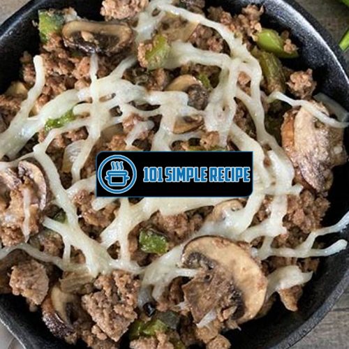 Deliciously Healthy Philly Cheesesteak Bowl Recipe | 101 Simple Recipe