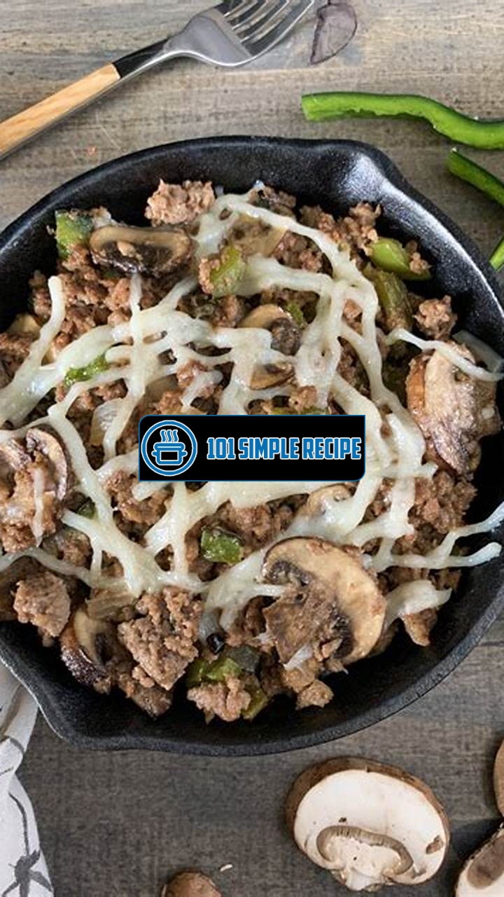Deliciously Healthy Philly Cheesesteak Bowl Recipe | 101 Simple Recipe