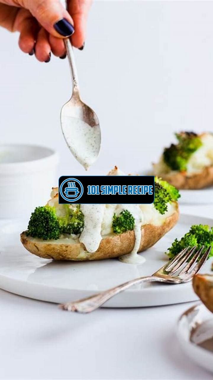 Delicious and Healthy Twice Baked Potatoes with Broccoli | 101 Simple Recipe