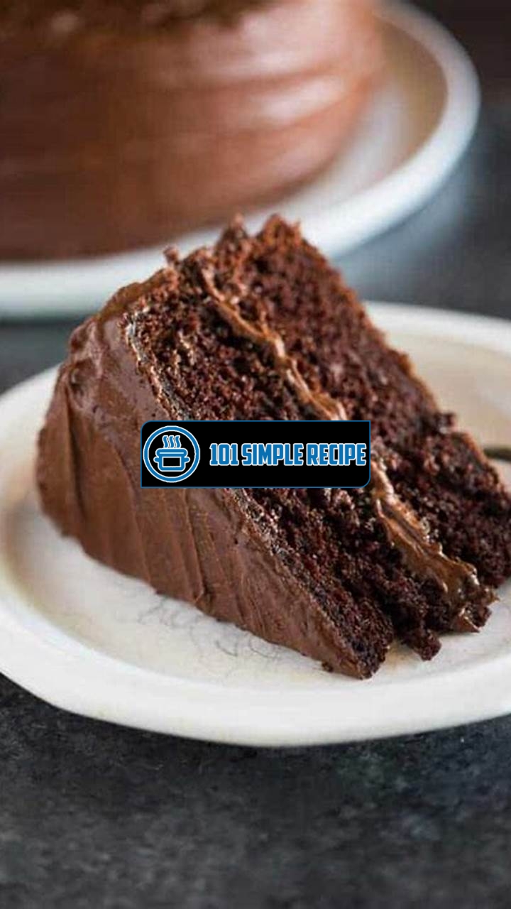 Delicious Homemade Hershey Cake Recipe | 101 Simple Recipe