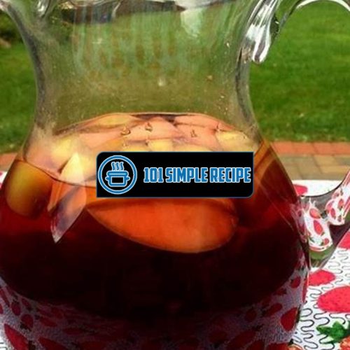 Hibiscus Iced Tea Recipe With Tea Bags | 101 Simple Recipe