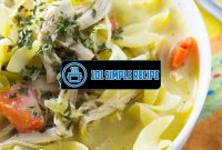 Delicious Homemade Chicken Noodle Soup | 101 Simple Recipe