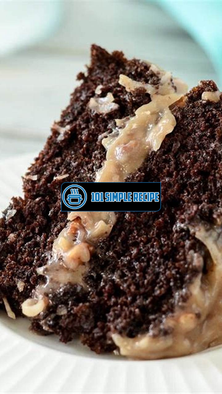 Delicious Homemade German Chocolate Cake Frosting Recipe | 101 Simple Recipe