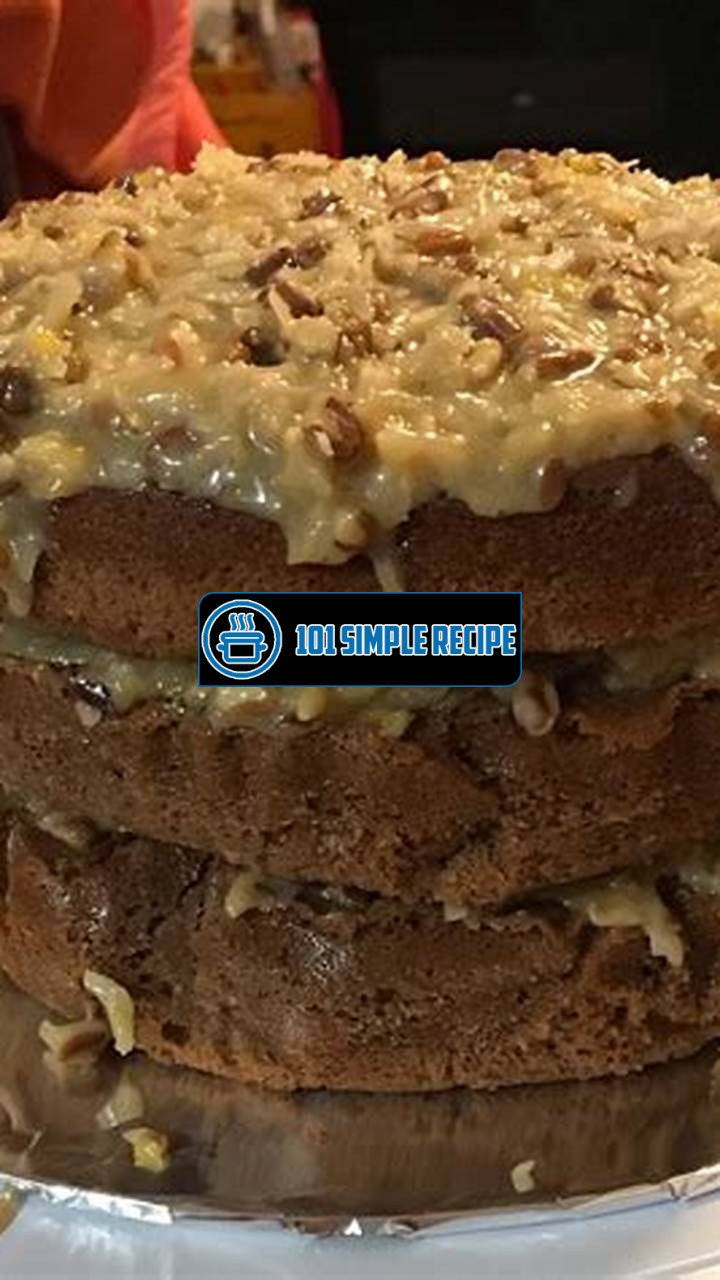 Discover the Best Homemade German Chocolate Cake Near You | 101 Simple Recipe