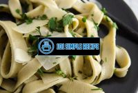 Deliciously Flavored Gluten Free Homemade Pasta | 101 Simple Recipe