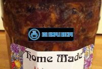 Delicious Homemade Mincemeat Recipe: A Taste of Tradition | 101 Simple Recipe