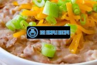 Delicious Homemade Refried Beans Recipe | 101 Simple Recipe