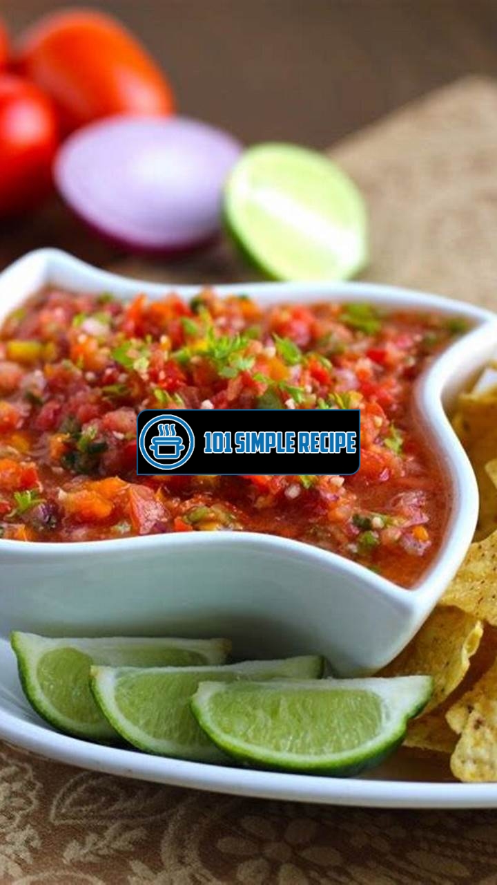 Spice Up Your Tastebuds with Homemade Salsa | 101 Simple Recipe