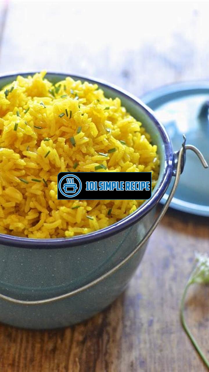 The Tastiest Homemade Yellow Rice Recipe | 101 Simple Recipe