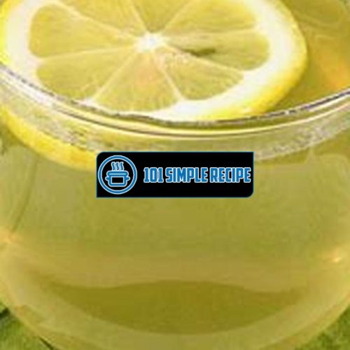 Honey And Lemon Tea Recipe For Cough | 101 Simple Recipe