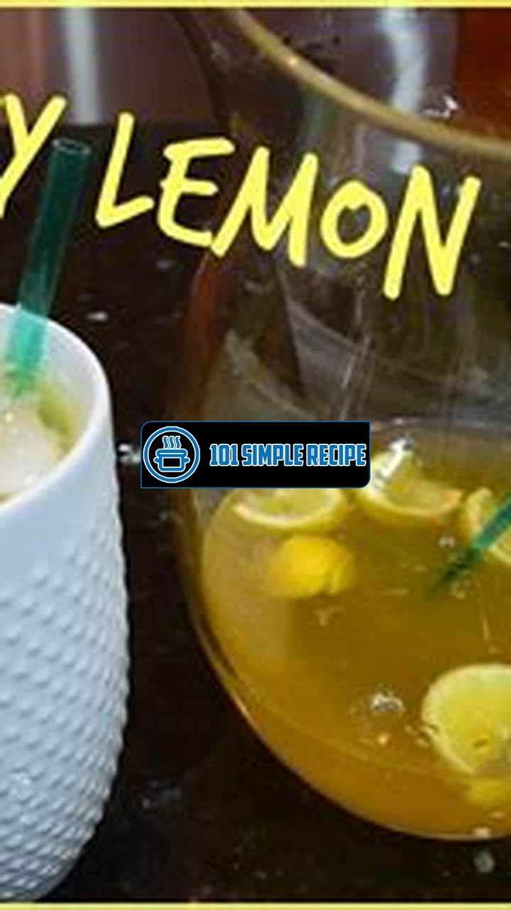 Create Delicious Honey Lemon Water for a Refreshing Twist | 101 Simple Recipe