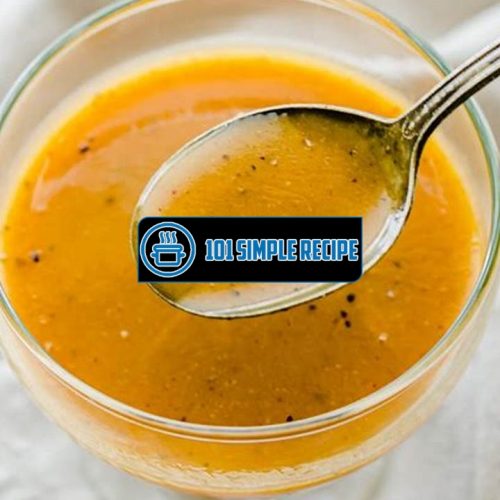 Easy and Delicious Honey Mustard Dressing Recipe | 101 Simple Recipe