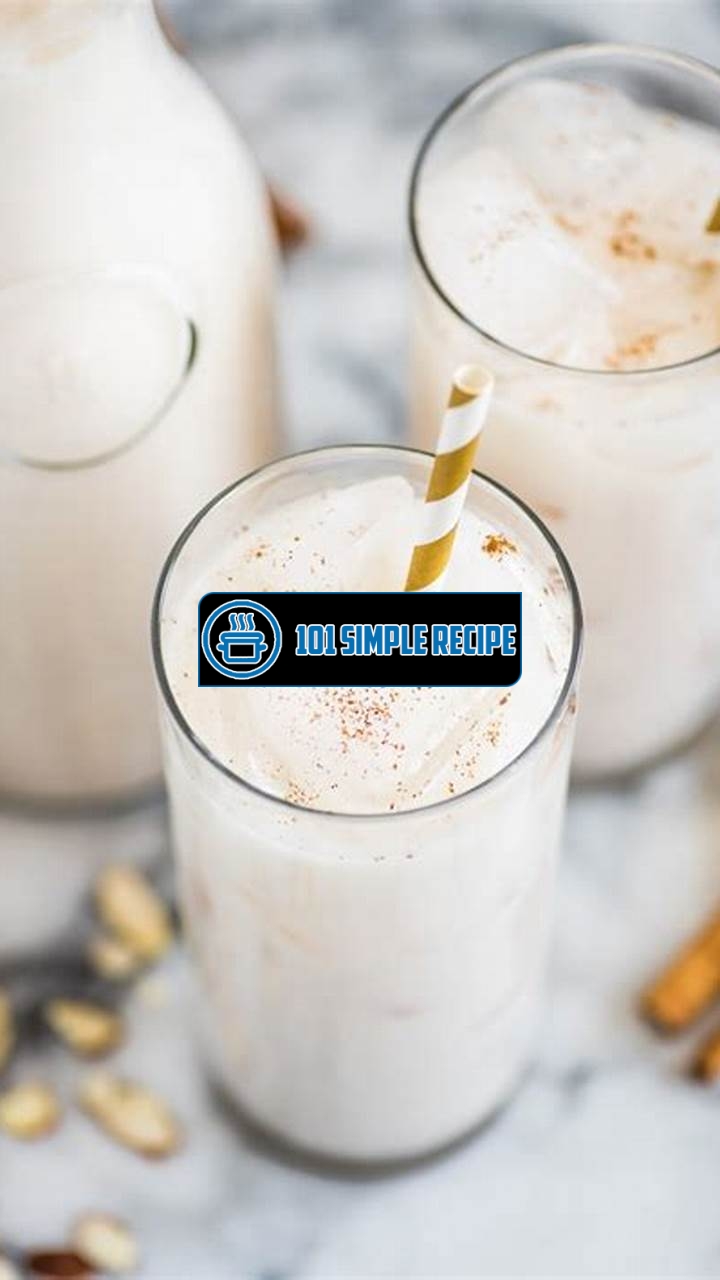 Deliciously Easy Horchata Recipe for Refreshing Summer Drinks | 101 Simple Recipe
