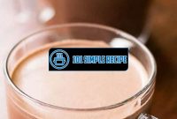 Indulge in the Rich and Creamy Delight of a Homemade Hot Chocolate | 101 Simple Recipe