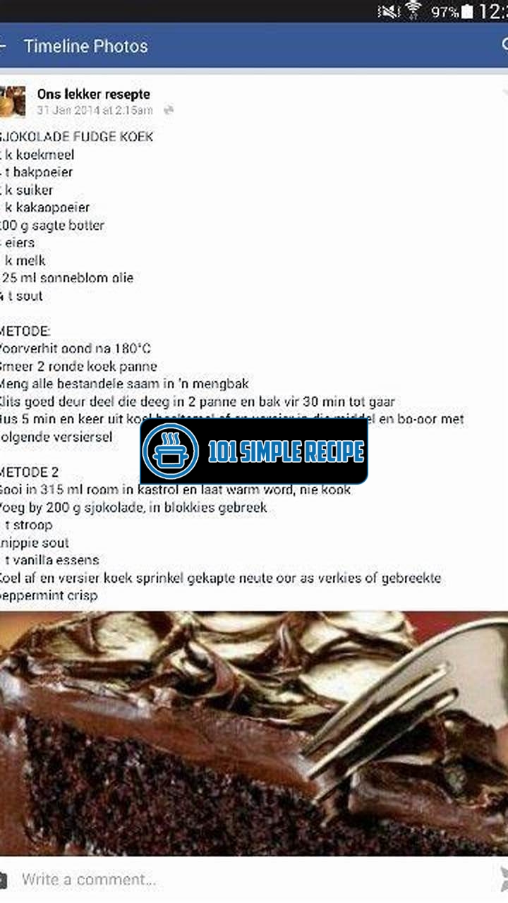 Delicious Hot Chocolate Recipe in Afrikaans | 101 Simple Recipe