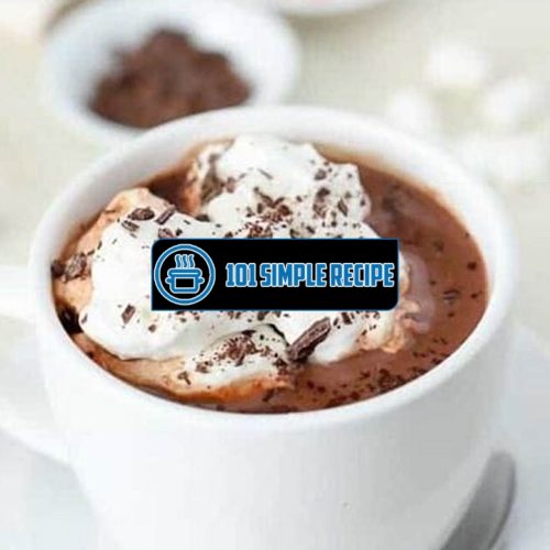 Hot Chocolate Recipe With Cocoa Powder Single Serving | 101 Simple Recipe