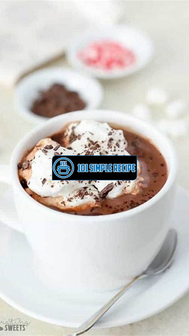 Indulge in a Decadent Single Serving Hot Chocolate Recipe with Cocoa Powder | 101 Simple Recipe