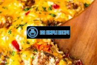 Delicious and Easy Hot Sausage Casserole Recipes | 101 Simple Recipe