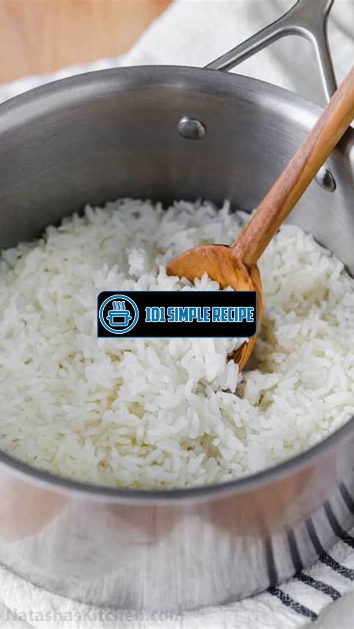 Your Foolproof Guide to Cooking Rice Perfectly | 101 Simple Recipe