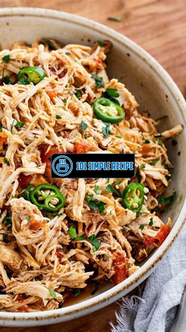 Master the Art of Cooking Shredded Chicken in an Instant Pot | 101 Simple Recipe