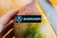 How To Cut A Mango With A Seed | 101 Simple Recipe