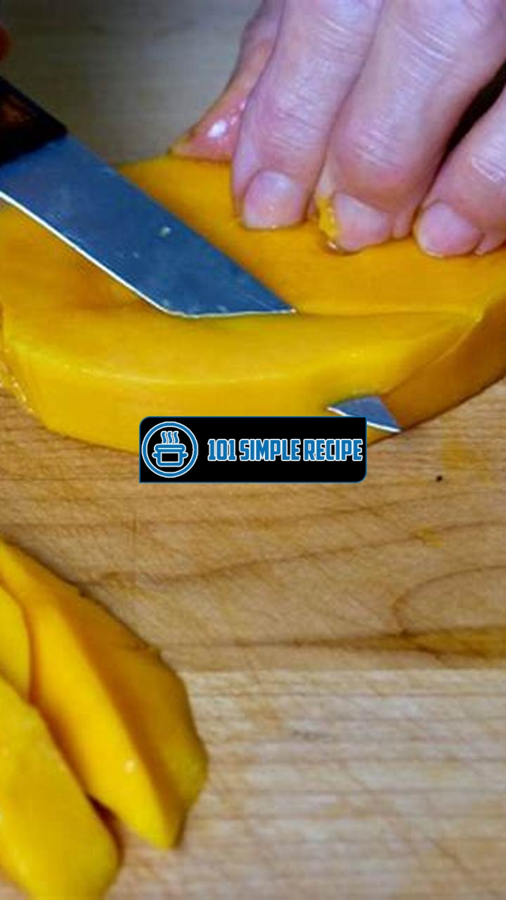 How to Cut a Mango with Pit | 101 Simple Recipe